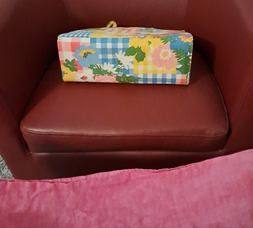 Vtg Margaret Smith Floral Patchwork Tote Bag - image 6